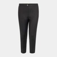 Pantalon droit taille élastiquée Noir Marina Rinaldi