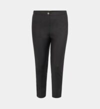 Pantalon droit taille élastiquée Noir Marina Rinaldi