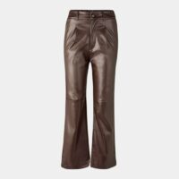 Pantalon enduit Rana large Marron F.A.M.