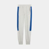 Pantalon jogging droit signature coton molleton Gris Fila