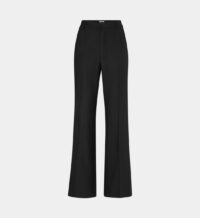 Pantalon large fluide taille haute Noir Co