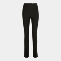 Pantalon skinny zip Noir Totême