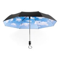 Parapluie pliant SKY noir et bleu L28 x Ø90 cm Multicolore Moma