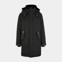 Parka Kason longue rembourrée capuche Noir Mackage