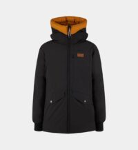 Parka Sperky réversible courte droite rembourrée capuche Noir Picture