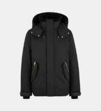 Parka Sydney mi-longue capuche Noir Mackage