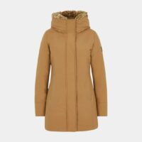 Parka ajustée Boulder à capuche Marron Woolrich