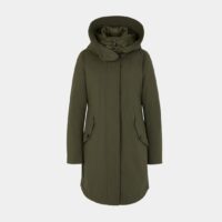 Parka droite capuche Vert Woolrich