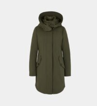 Parka droite capuche Vert Woolrich