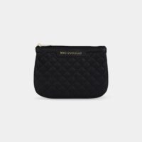 Pochette plate Jaipur matelassée Noir Mac Douglas