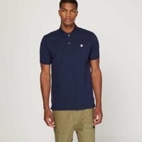 Polo Dunda slim piqué stretch bleu marine Bleu G-Star