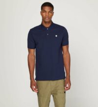 Polo Dunda slim piqué stretch bleu marine Bleu G-Star