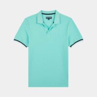 Polo droit en coton Bleu Vilebrequin