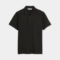 Polo manches courtes coton Noir Maison Standards