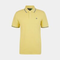 Polo slim coton piqué Jaune Dockers