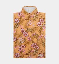 Poncho de bain en coton éponge à imprimé floral capuche Orange Rip Curl