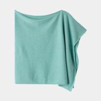 Poncho femme en cachemire Bleu Eric Bompard