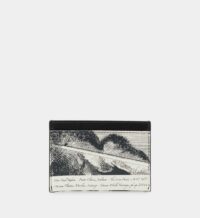 Porte-cartes animal lion et message cuir Beige Dries Van Noten