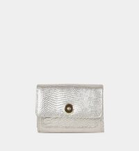 Porte-monnaie Intuitions Augustine en cuir Gris Sabrina