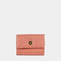 Porte-monnaie Intuitions Augustine en cuir Rose Sabrina