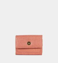 Porte-monnaie Intuitions Augustine en cuir Rose Sabrina