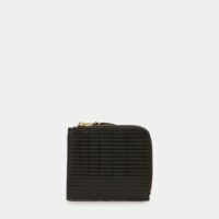 Portefeuille SA3100BK cuir matelassé Noir Comme des Garçons WALLETS