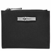 Portefeuille compact Roseau Noir Longchamp