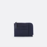 Portefeuille cuir PURSE Bleu Faguo