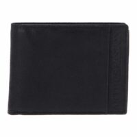 Portefeuille italien cuir de vachette 3 volets Noir Arthur Et Aston