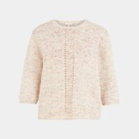 Pull droit Nadya chiné Beige Pablo