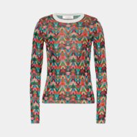 Pull en jacquard lurex Multicolore Valentino