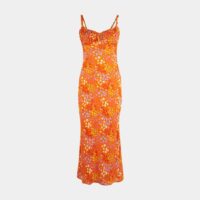 Robe Flora Jardin Orange Mirae