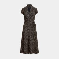 Robe ajustée Amit mi-longue Noir Lauren Ralph Lauren