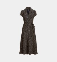 Robe ajustée Amit mi-longue Noir Lauren Ralph Lauren