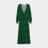 Robe ajustée Barrie Wanda mi-longue Vert Roseanna