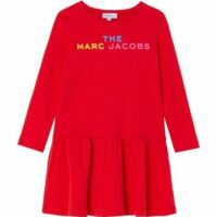 Robe avec imprimé en coton Rouge MARC JACOBS (THE)