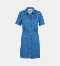 Robe chemise courte Tanhoa Bleu Sessùn