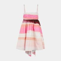 Robe courte Kasbah Sunset coton Rose Aje