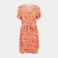 Robe courte Ramina fleurs Rose Karl Marc John