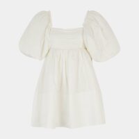 Robe courte bouffante Casabianca coton Blanc Aje