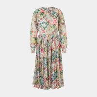 Robe longue Pallore plissée Multicolore Studio Max Mara