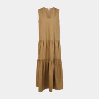 Robe longue Piatinne sans manches coton bio Vert By Malene Birger