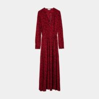 Robe longue Rabella imprimée Rouge Zadig&Voltaire