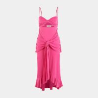 Robe longue jersey Aimée Solid Rose Mirae