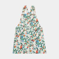 Robe salopette fleurs coton Multicolore Catimini