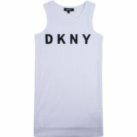 Robe sans manche Blanc Dkny