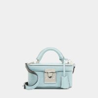 Sac Beauty Case 1.7 lézard bleu ciel Bleu Stalvey