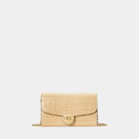 Sac besace Adair en cuir Beige Lauren Ralph Lauren