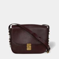 Sac besace Bellissima en cuir Violet Soeur