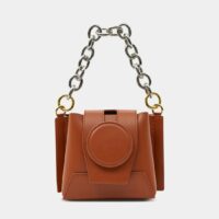 Sac besace Daria cuir Marron Yuzefi